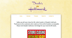 Desktop Screenshot of deedeshallmark.com